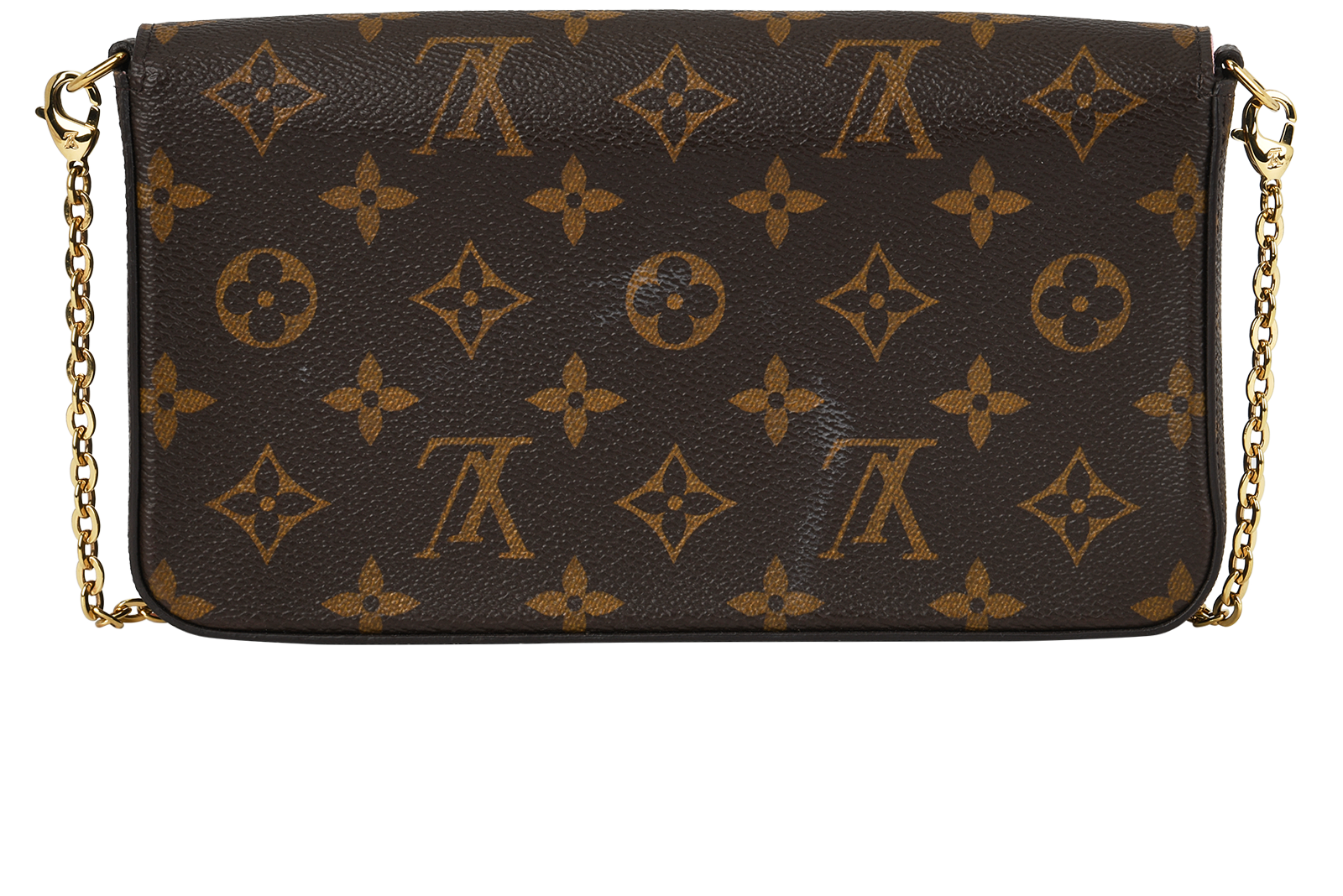 Vivienne Holiday Felicie Pochette, &pound;1,500, Handbags, Brown, Canvas, Back view